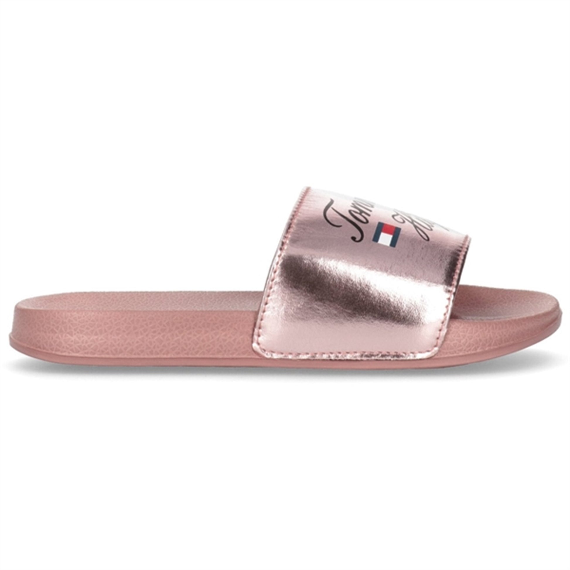 Tommy Hilfiger Logo Pool Slide Rose Gold
