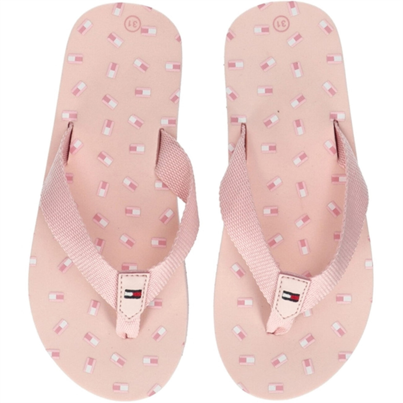 Tommy Hilfiger Flag Flip Flop Pink