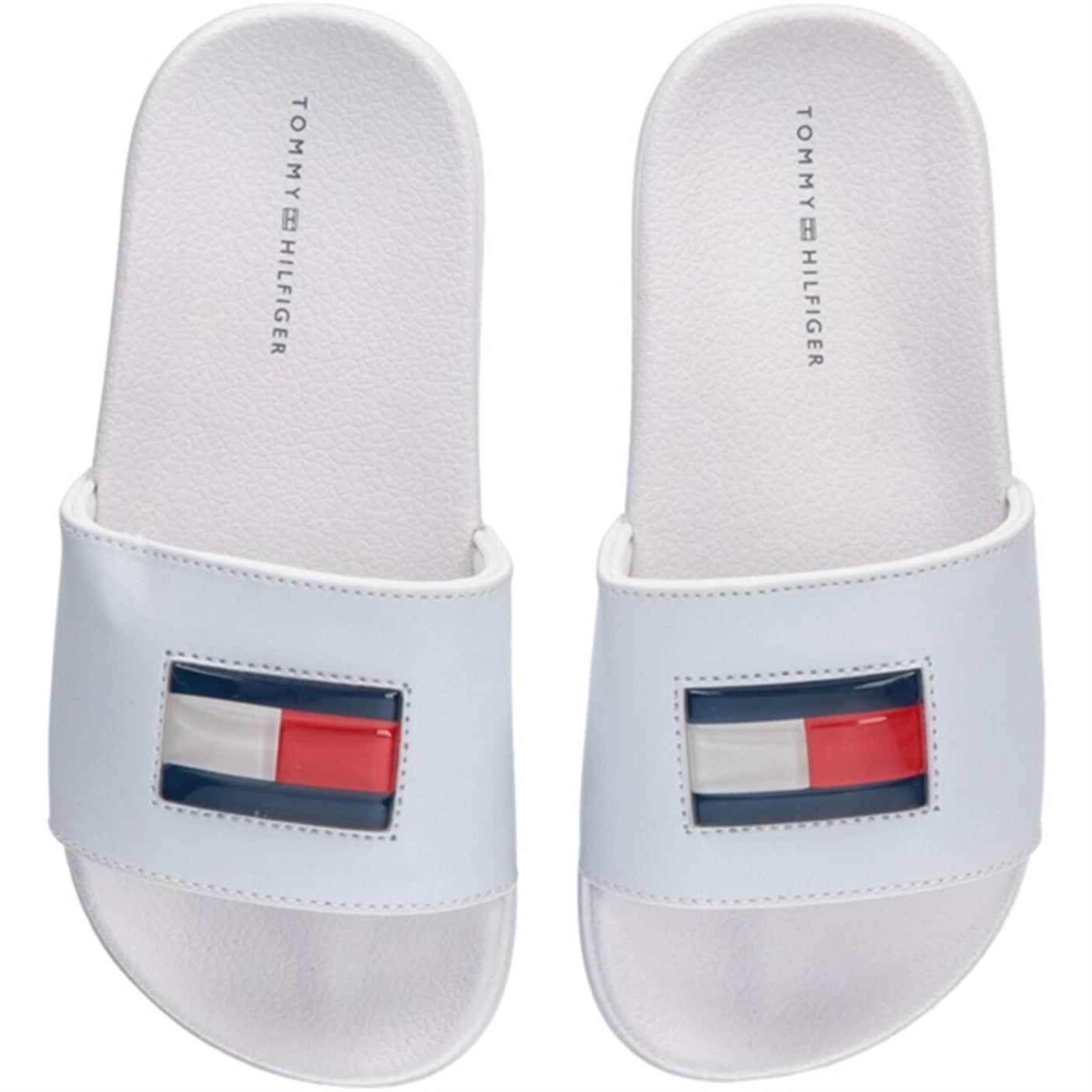 Tommy Hilfiger Flag Pool Slide White