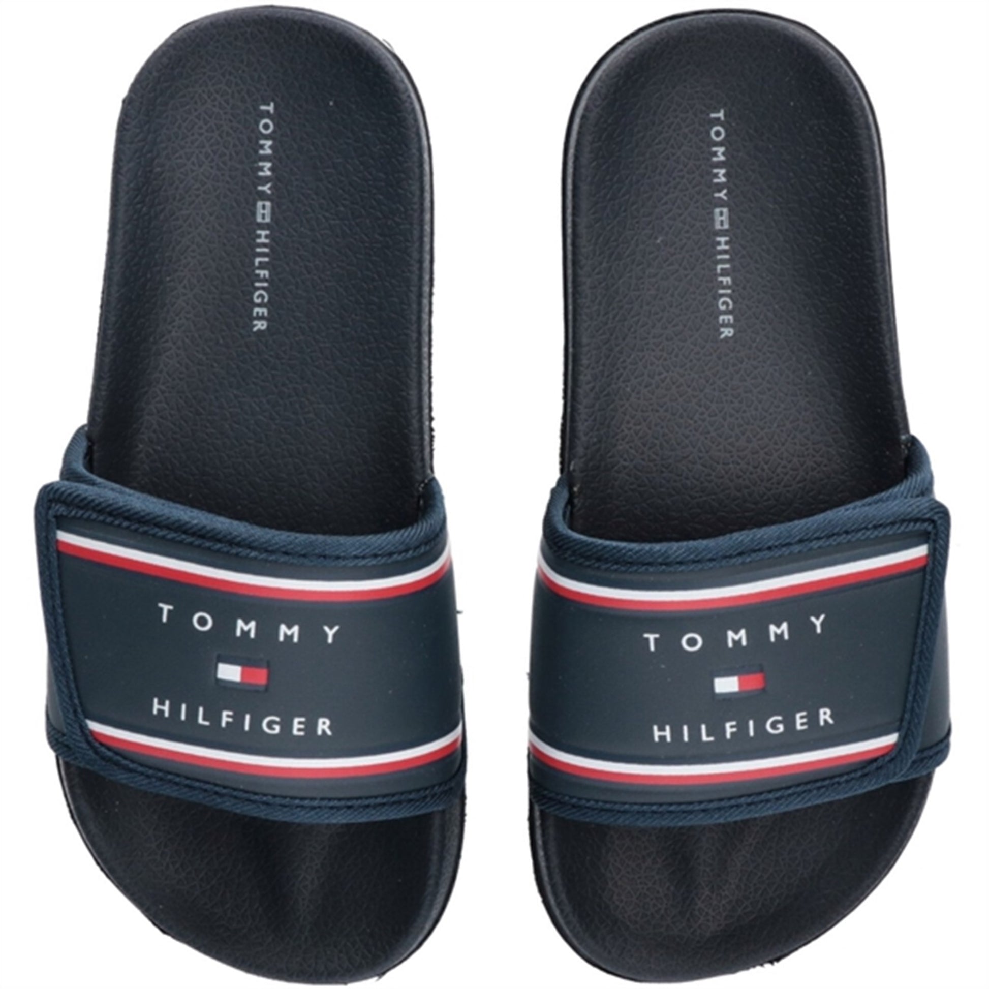 Tommy Hilfiger Maxi Velcro Pool Slide Blue