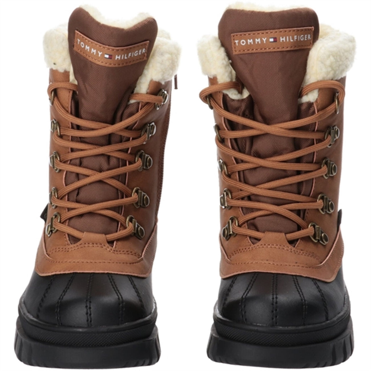 Tommy Hilfiger Lace-Up Bootie Cognac