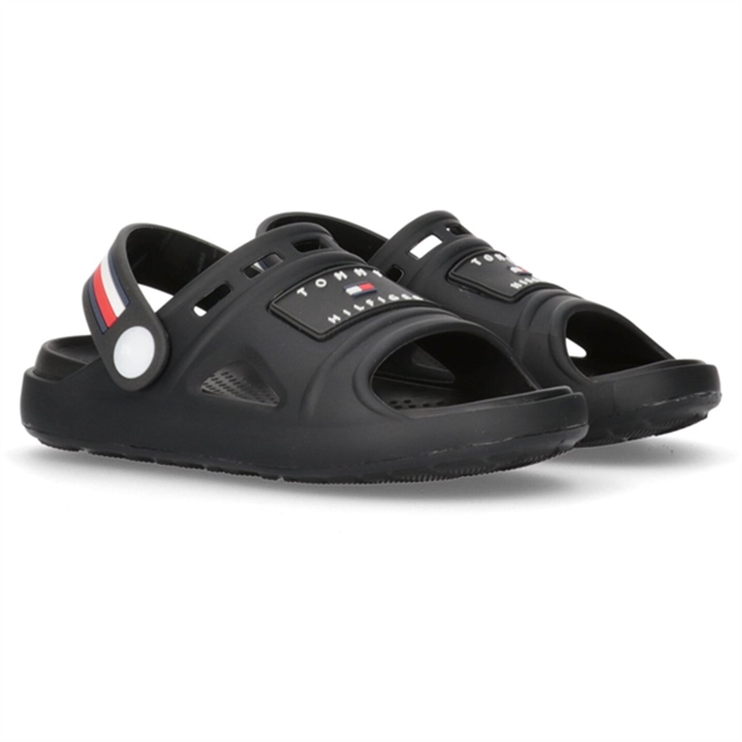 Tommy Hilfiger Stripes Comfy Sandal Black