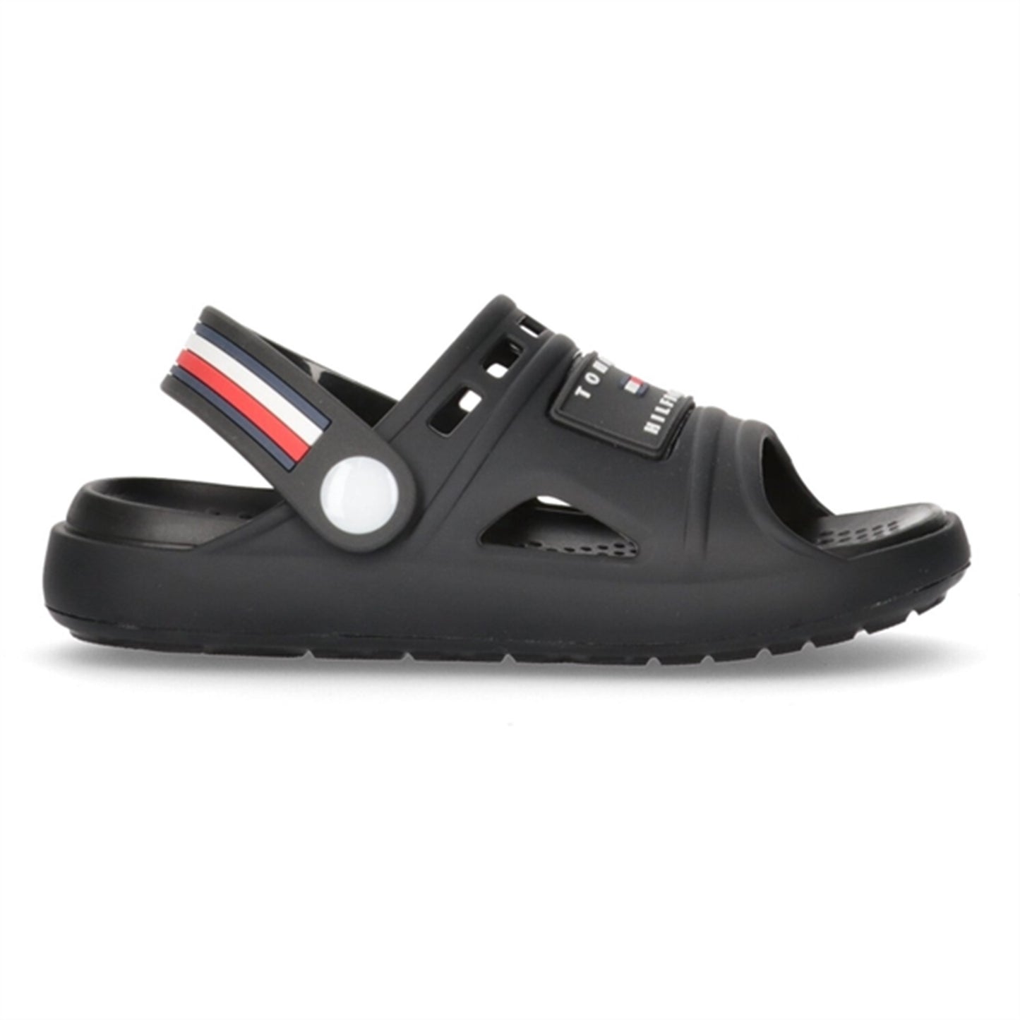 Tommy Hilfiger Stripes Comfy Sandal Black