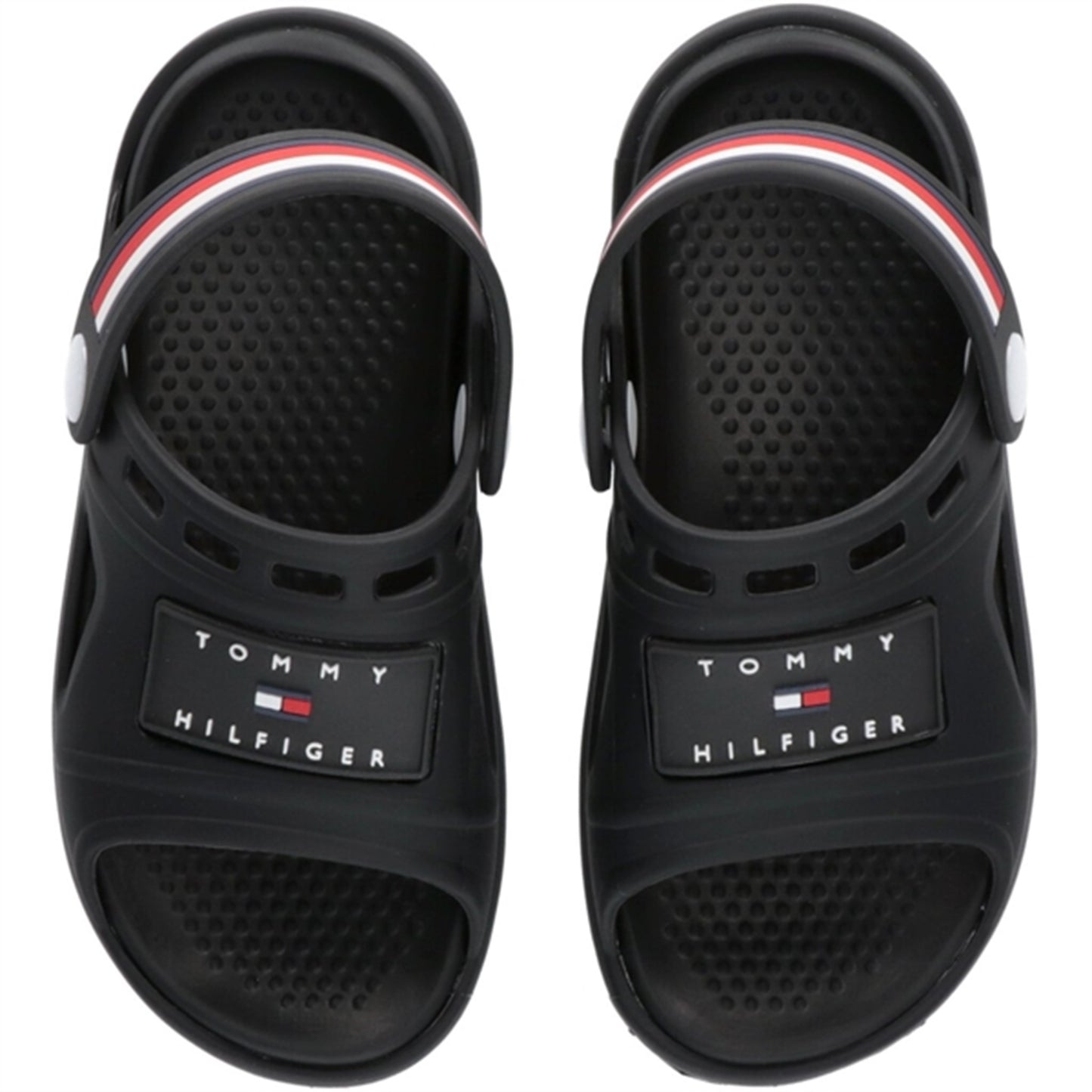 Tommy Hilfiger Stripes Comfy Sandal Black