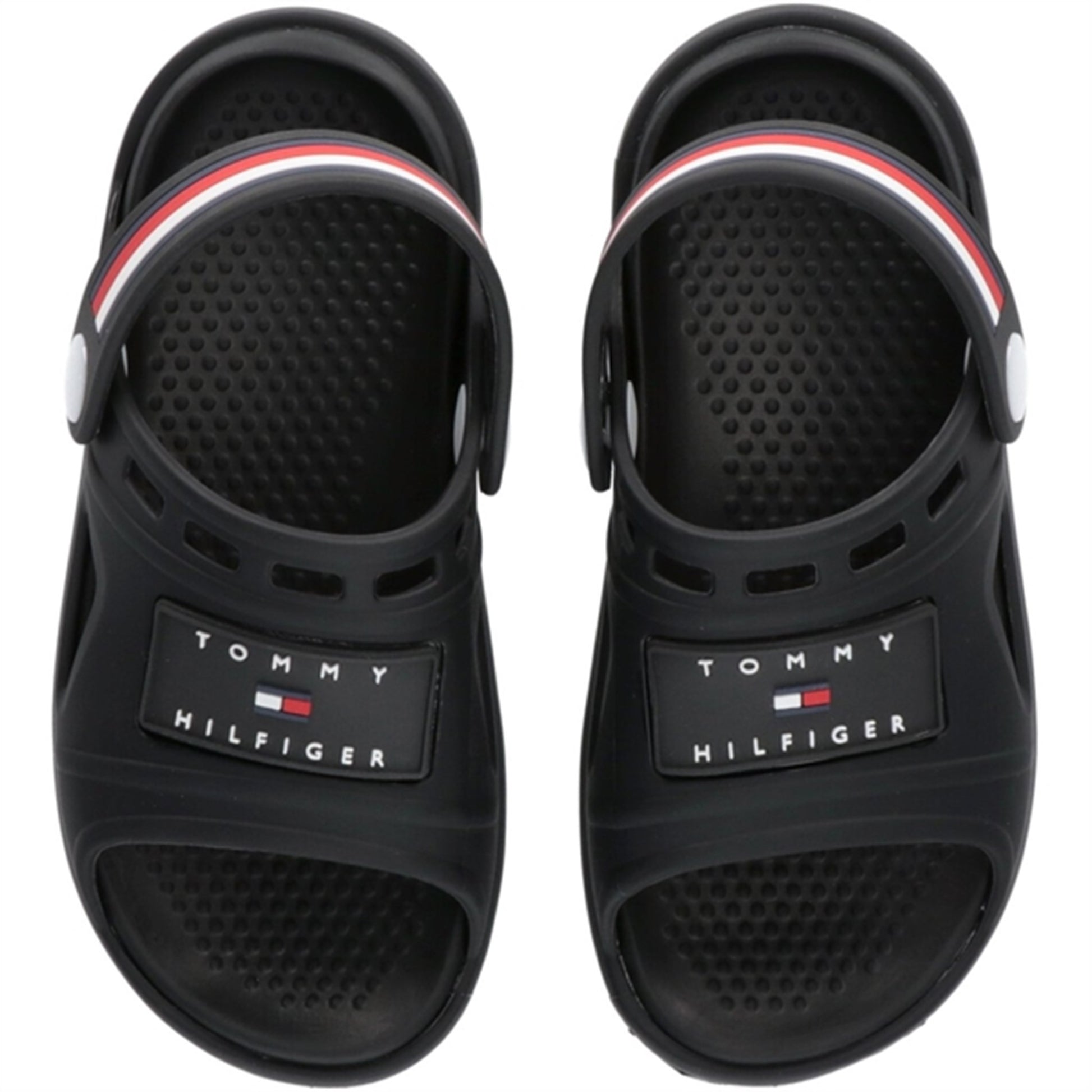 Tommy Hilfiger Stripes Comfy Sandal Black