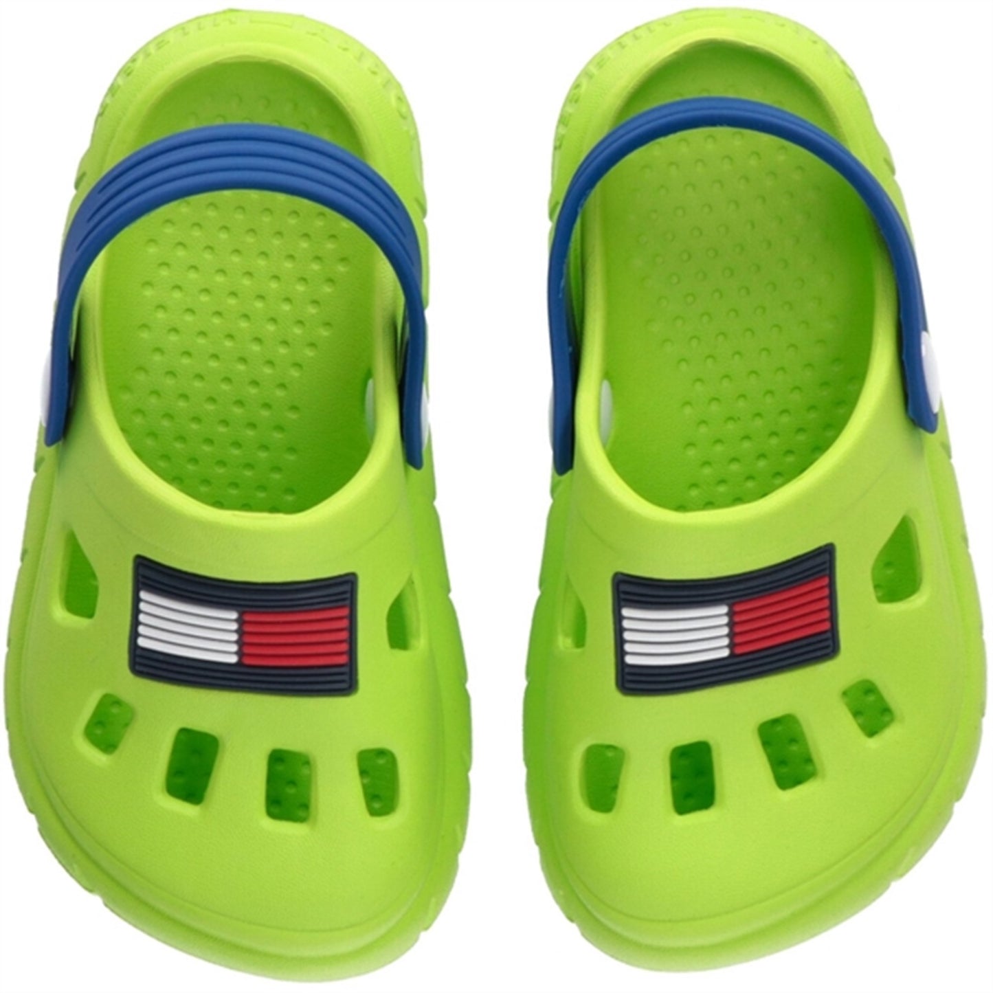 Tommy Hilfiger Flag Comfy Sandal Lime Green/Royal