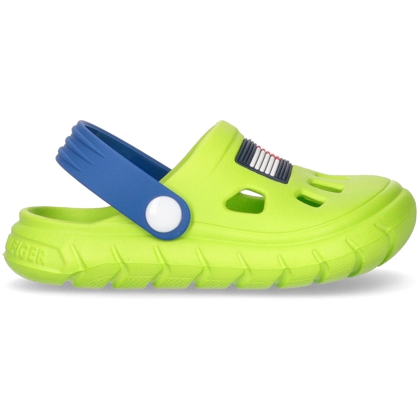 Tommy Hilfiger Flag Comfy Sandal Lime Green/Royal