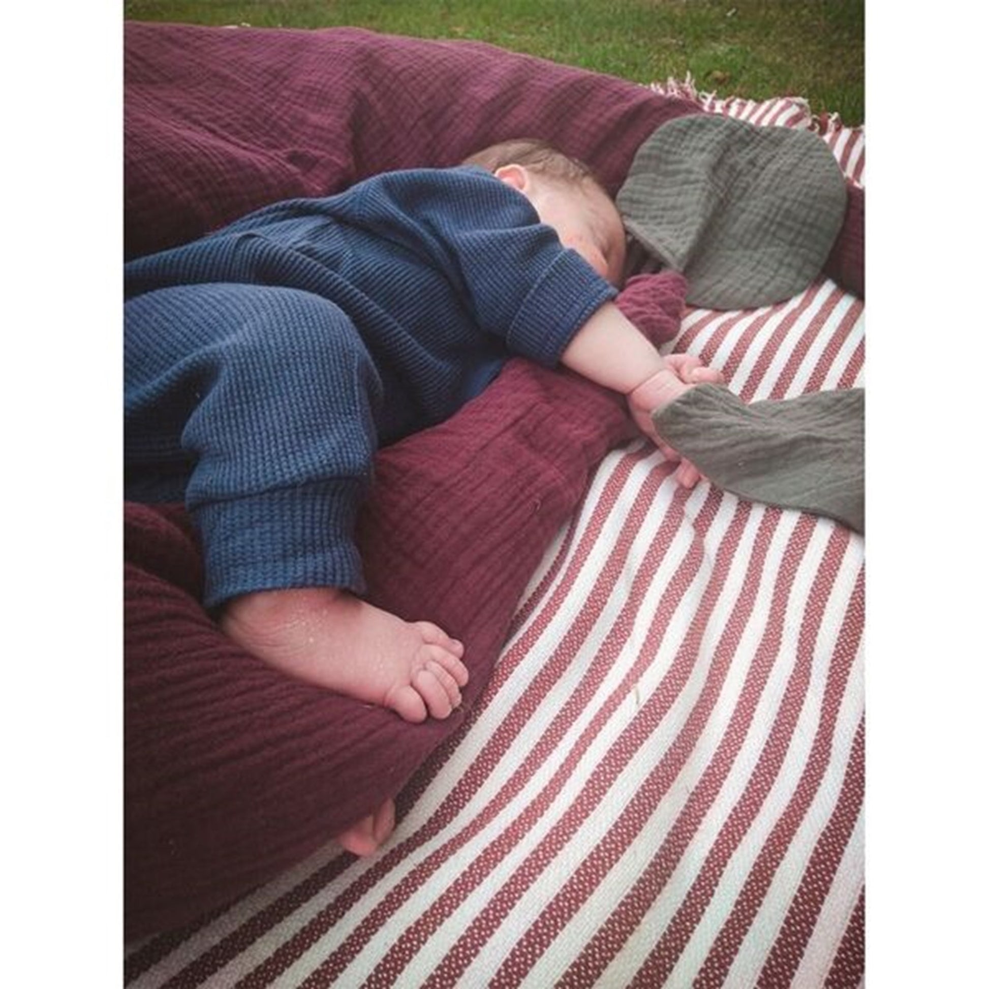 That's Mine Nursing Pillow Blue