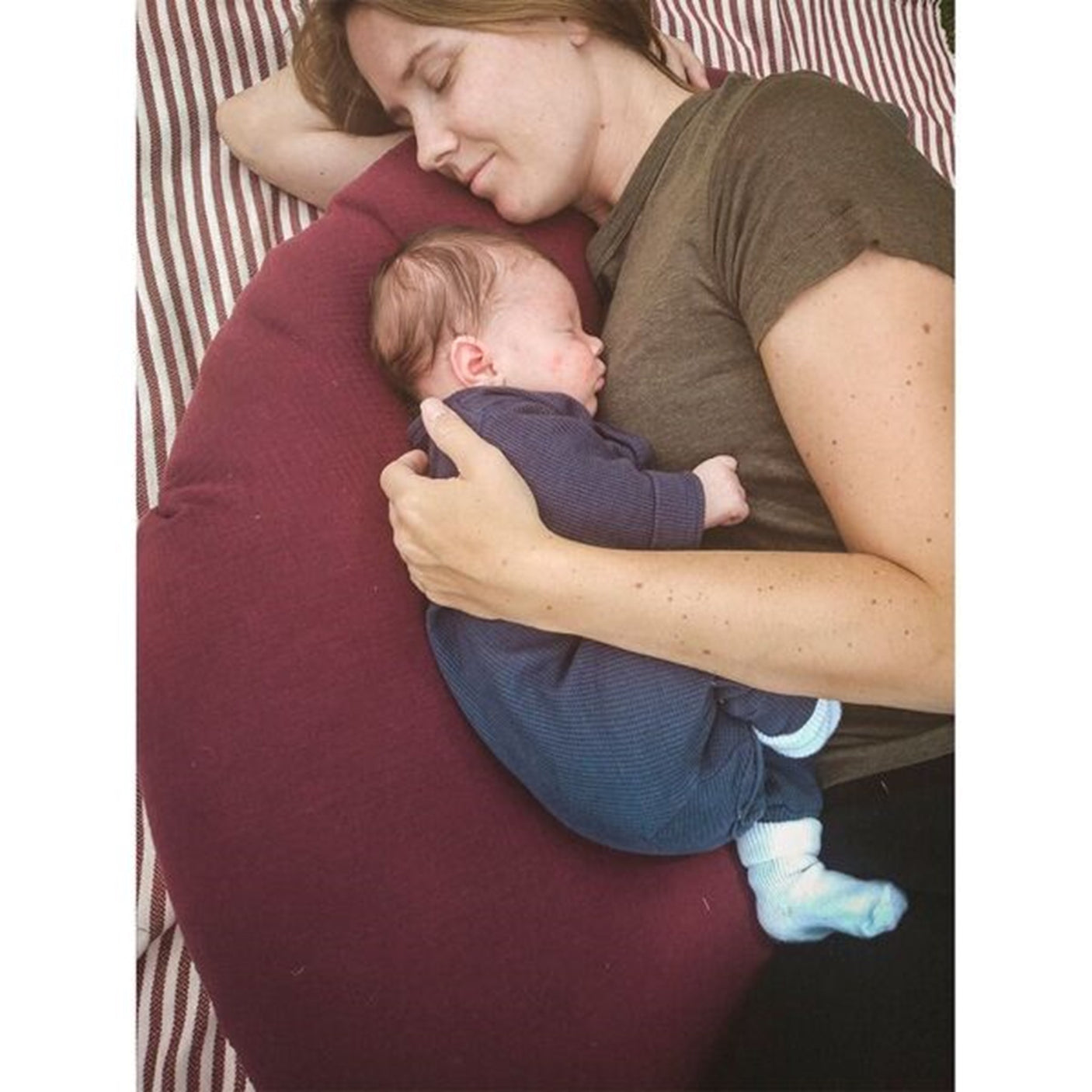 That's Mine Nursing Pillow Blue