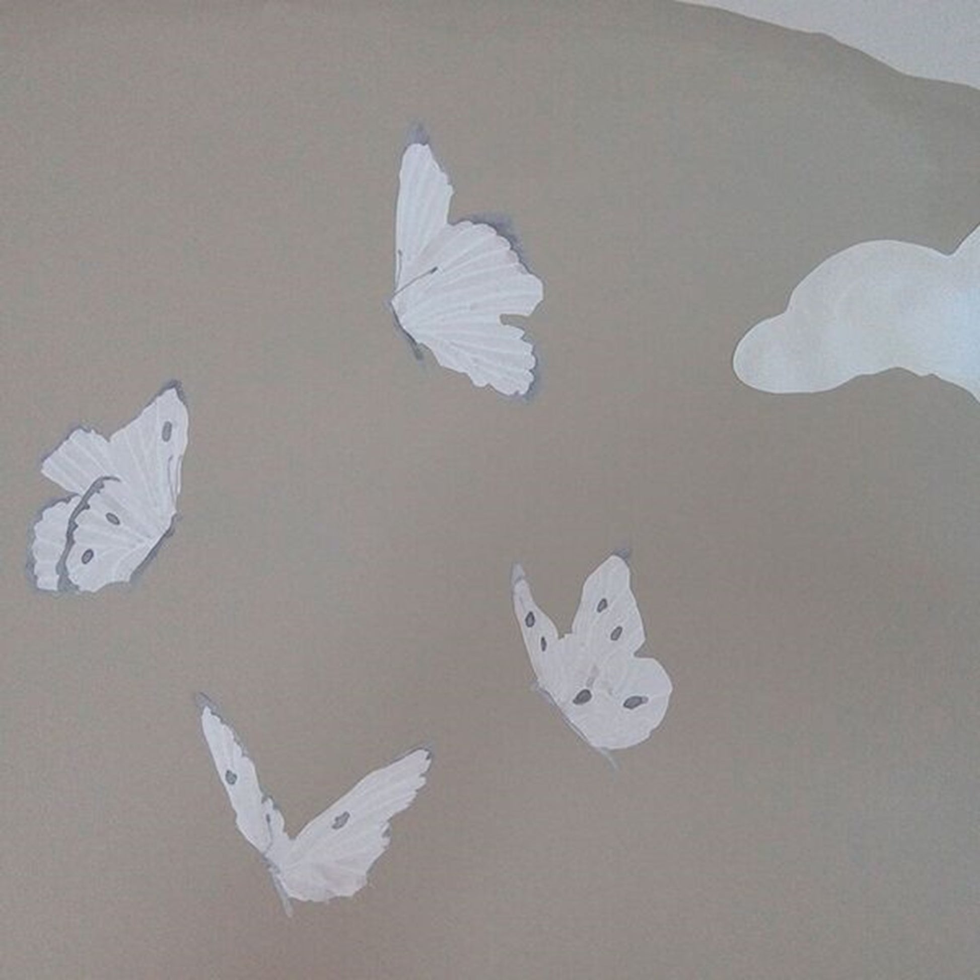 That's Mine Wall Stories Butterflies White