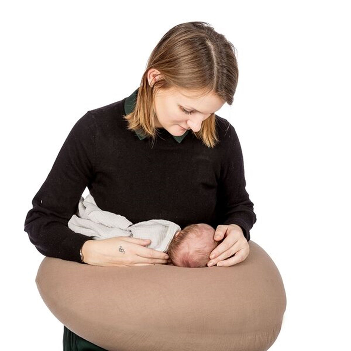 That's Mine Nursing Pillow Brown