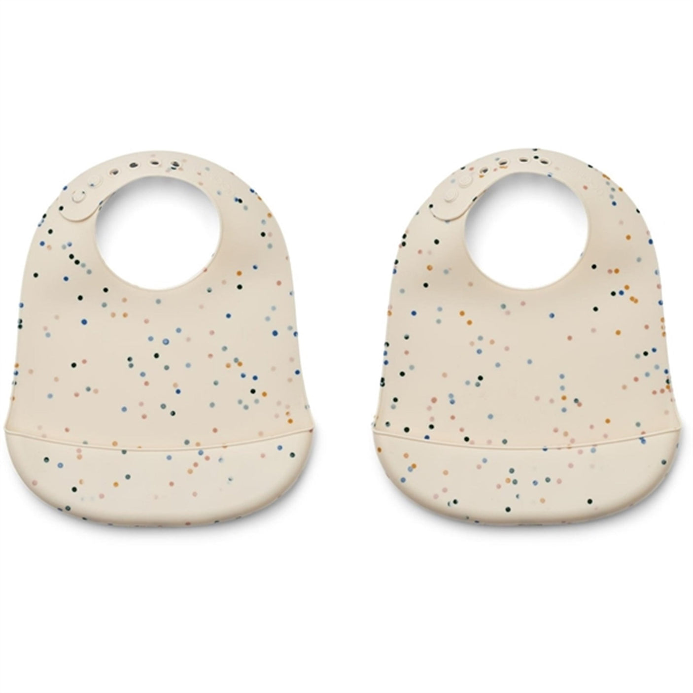 Liewood Tilda Bib 2-Pack Splash Dots Sea