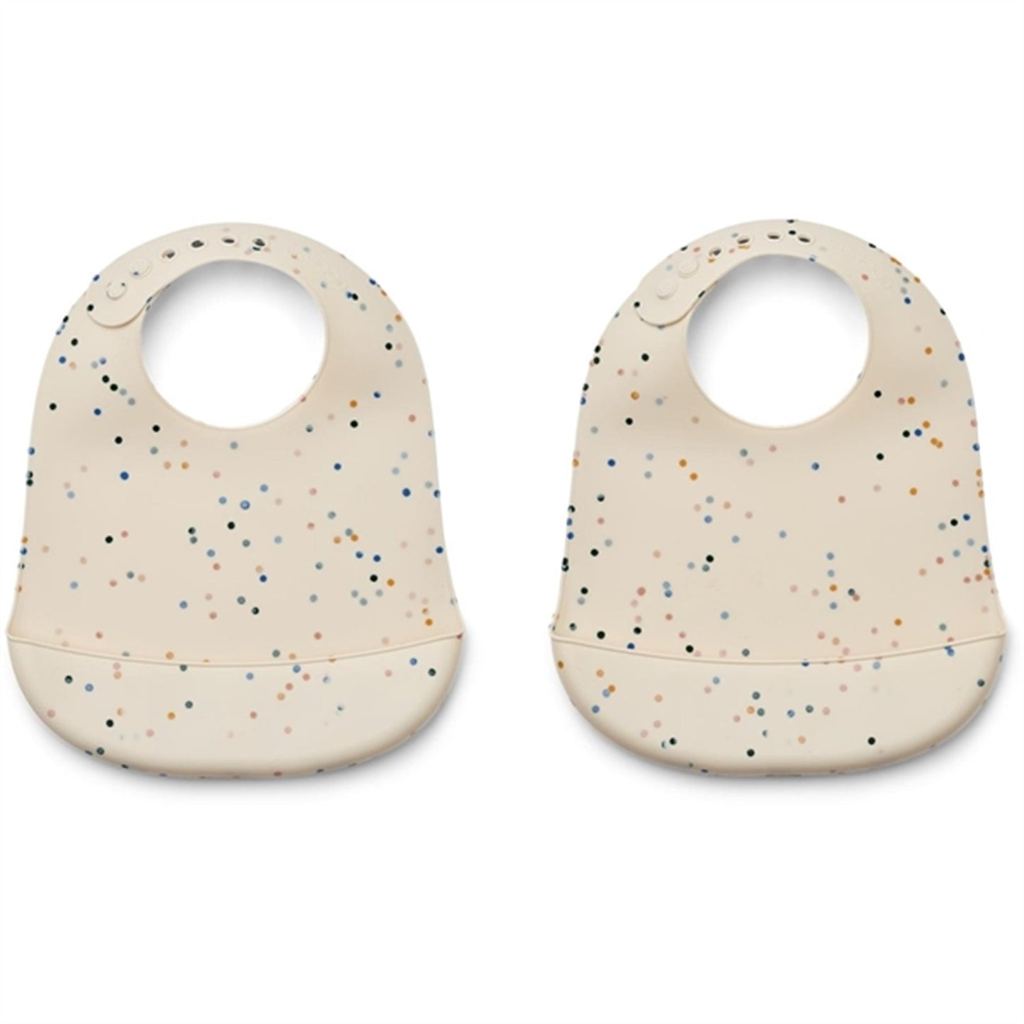 Liewood Tilda Bib 2-Pack Splash Dots Sea