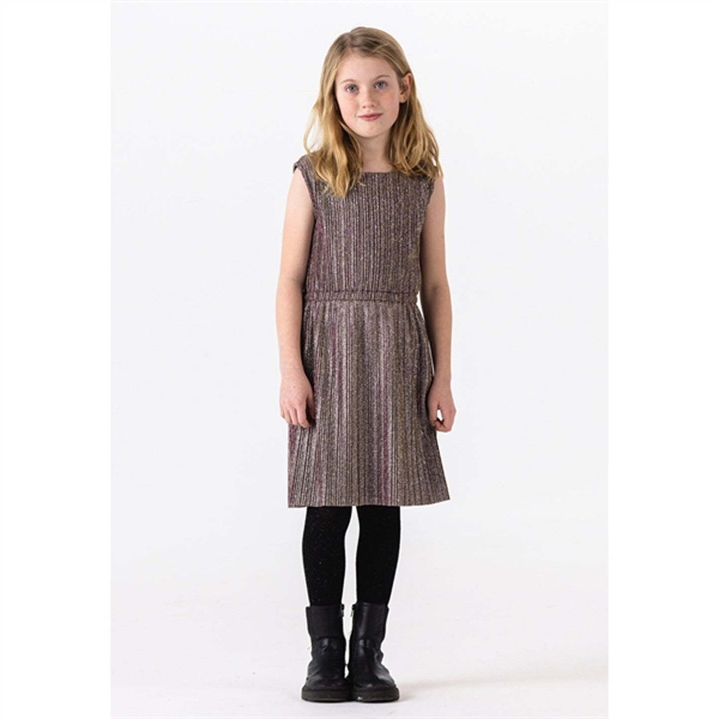 The New Cafe Au Lait Eviana Glitter Dress