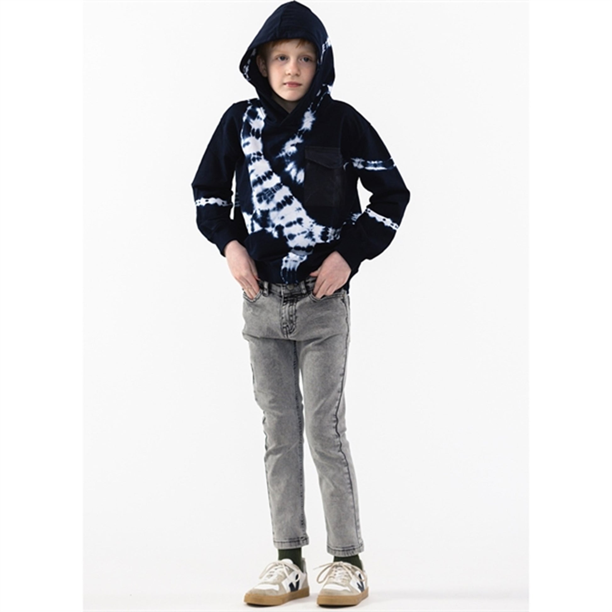 THE NEW Navy Blazer Flour Hoodie