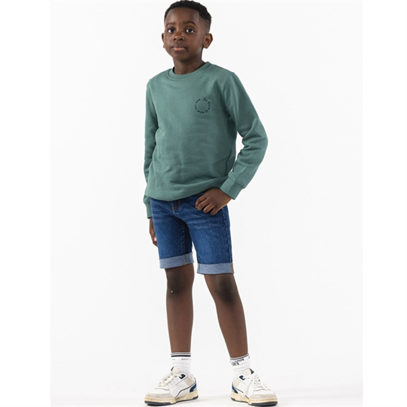 THE NEW 890 Dark Blue Denim Shorts