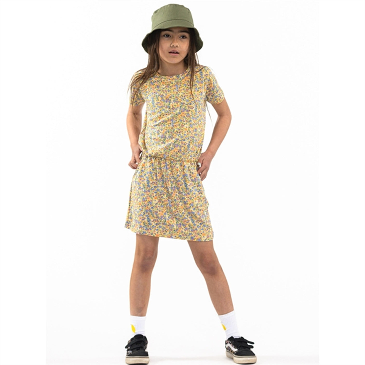 THE NEW Flower AOP Fry Dress