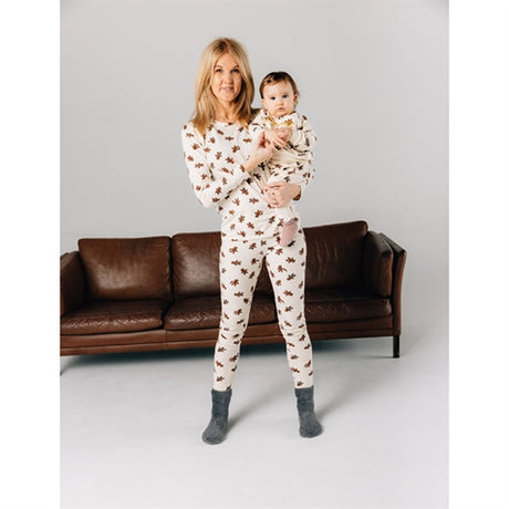The New White Swan Ginger Aop Holiday Pyjamas Adult