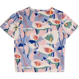 THE NEW Peach Beige Flower AOP Gwyneth T-shirt