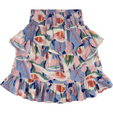 THE NEW Peach Beige Flower AOP Gwyneth Skirt
