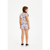 THE NEW Peach Beige Flower AOP Gwyneth Jumpsuit