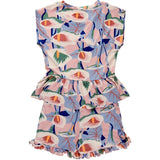 THE NEW Peach Beige Flower AOP Gwyneth Jumpsuit
