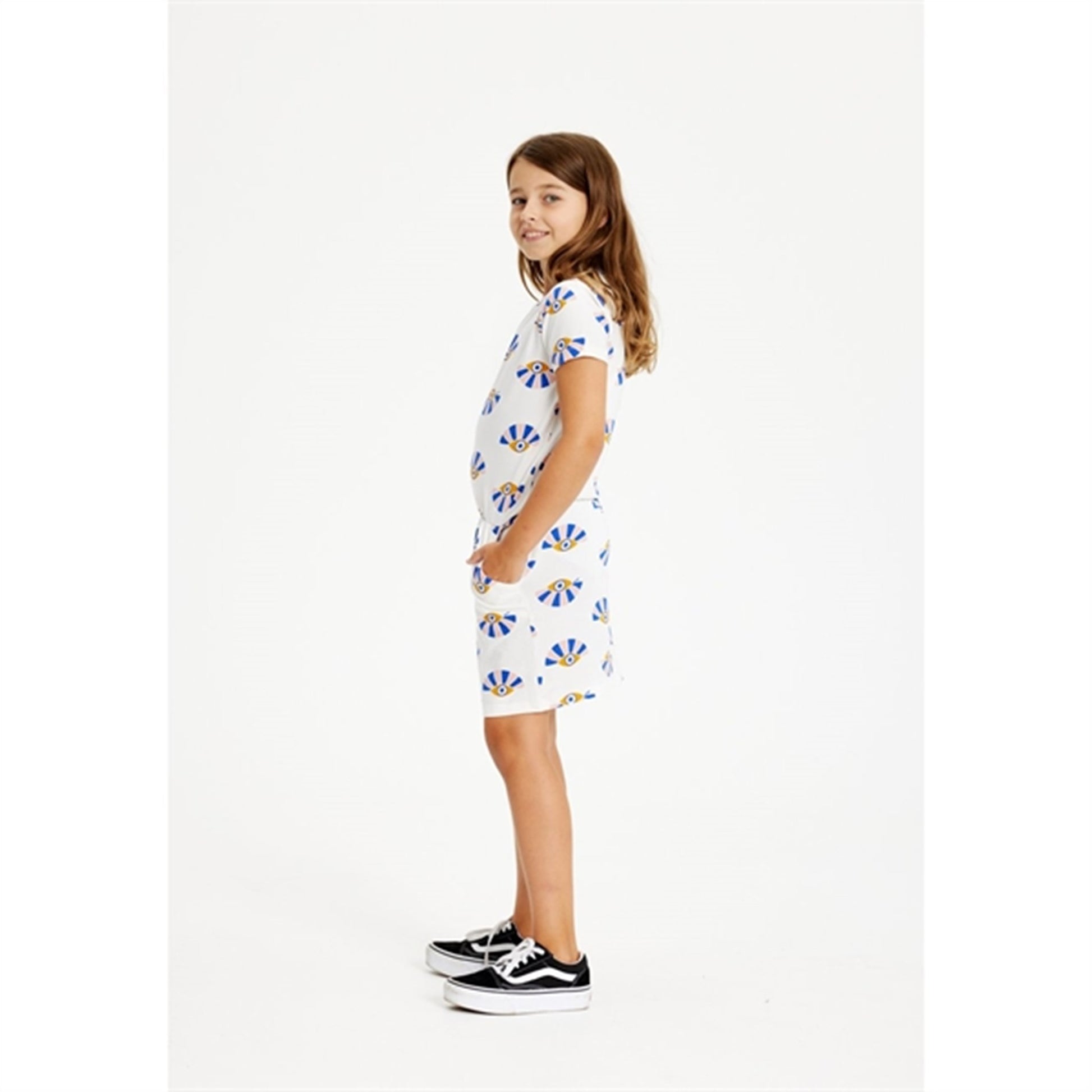 THE NEW White Swan Eye AOP Galiea Dress