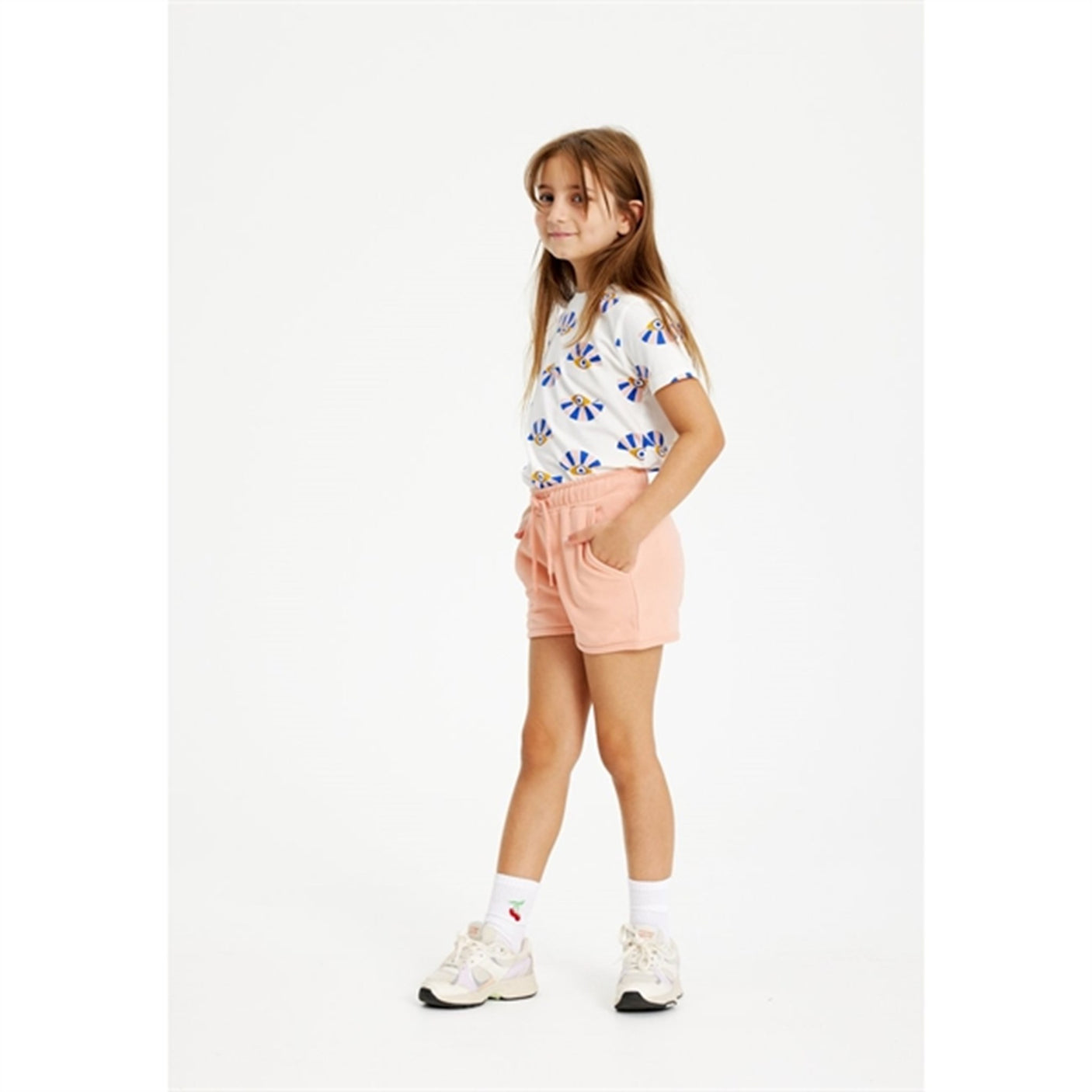 THE NEW Peach Beige Gia Sweatshorts