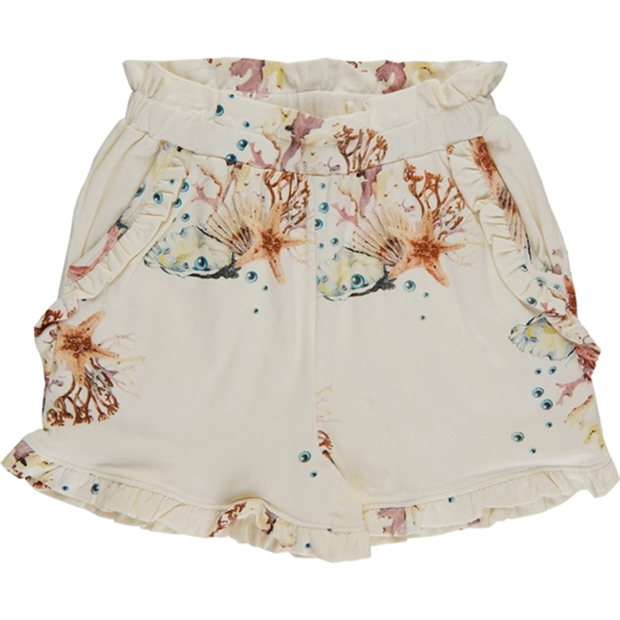 THE NEW White Swan Coral AOP Giselle Shorts