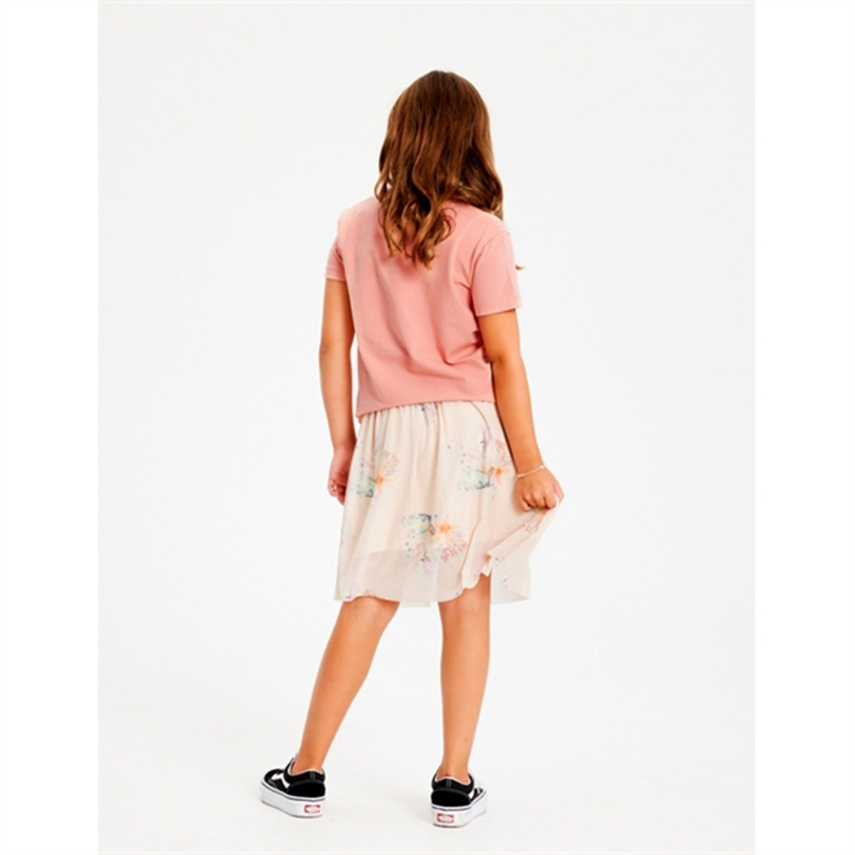 THE NEW White Swan Coral AOP Gigi Skirt