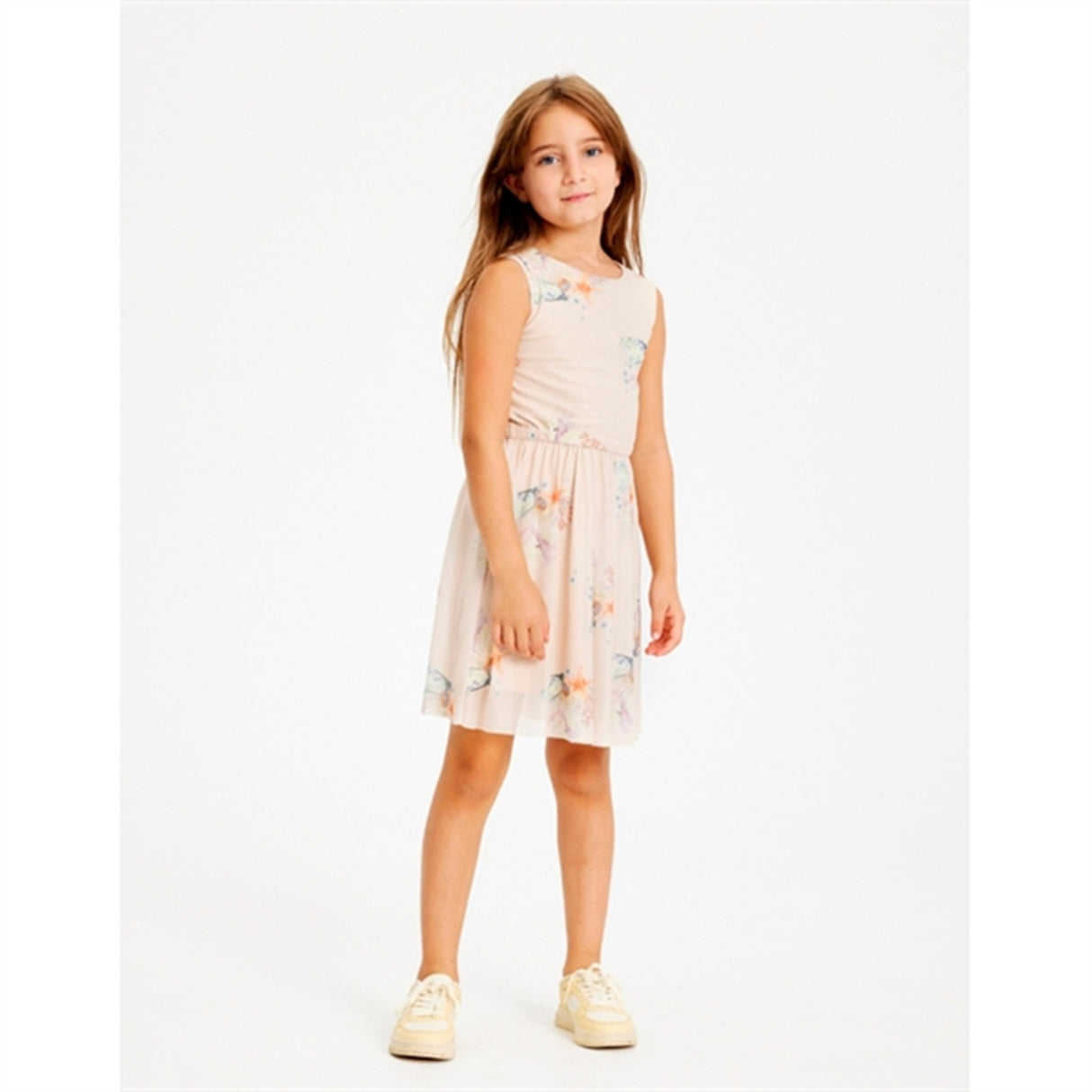 THE NEW White Swan Coral AOP Gigi Dress