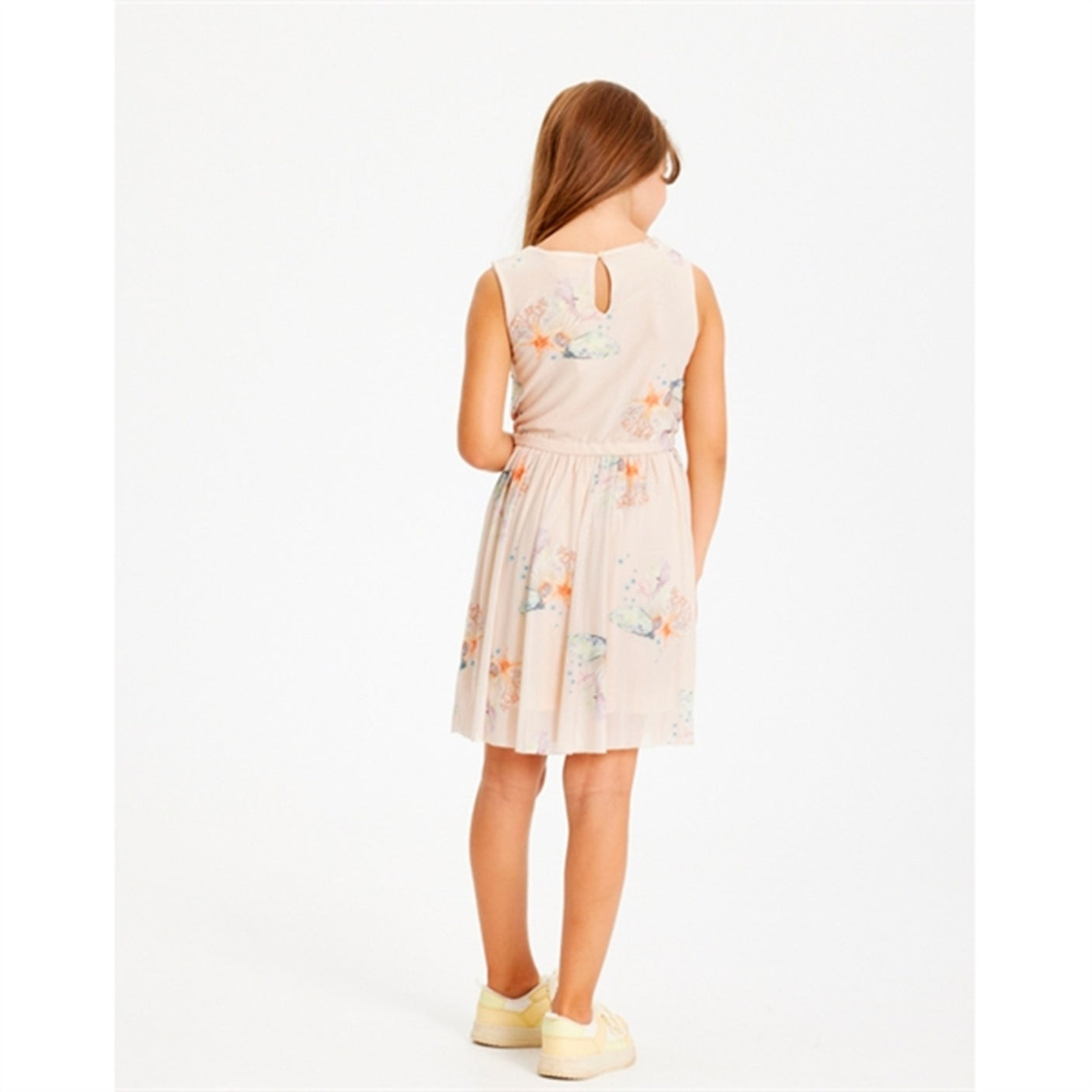 THE NEW White Swan Coral AOP Gigi Dress
