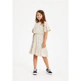 THE NEW White Swan Tiny Flower AOP Geneva Dress