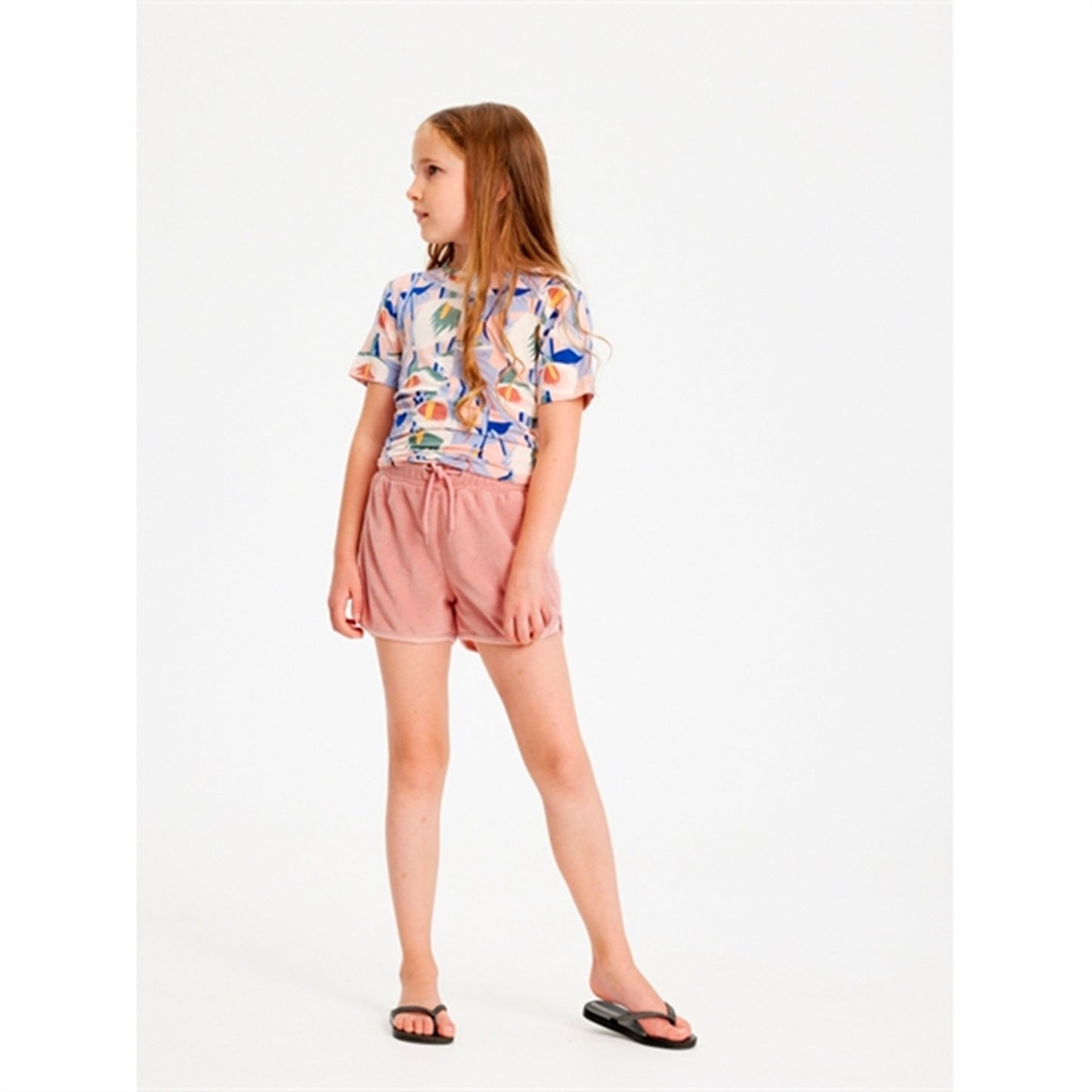 THE NEW Peach Beige Gladys Terry Shorts