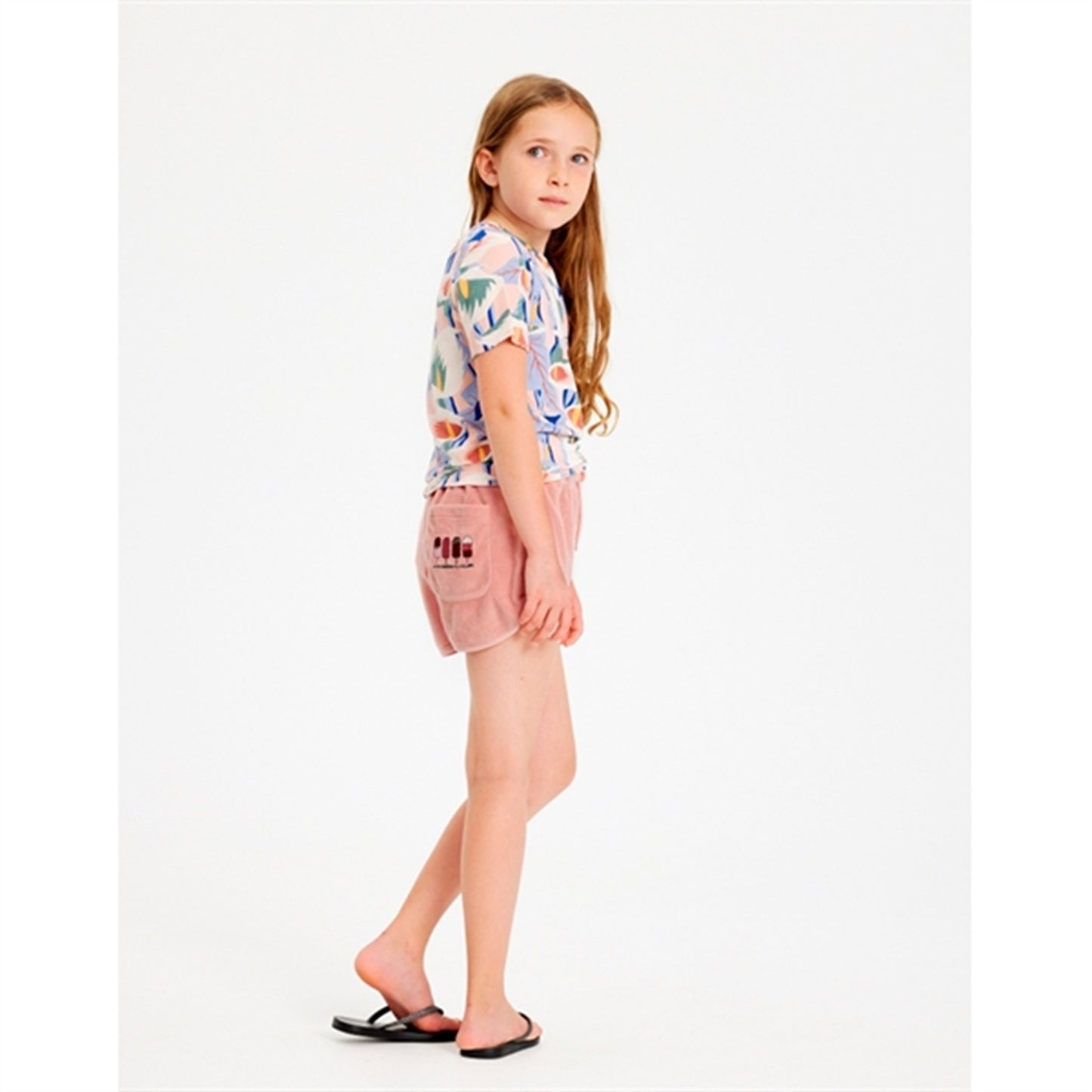 THE NEW Peach Beige Gladys Terry Shorts