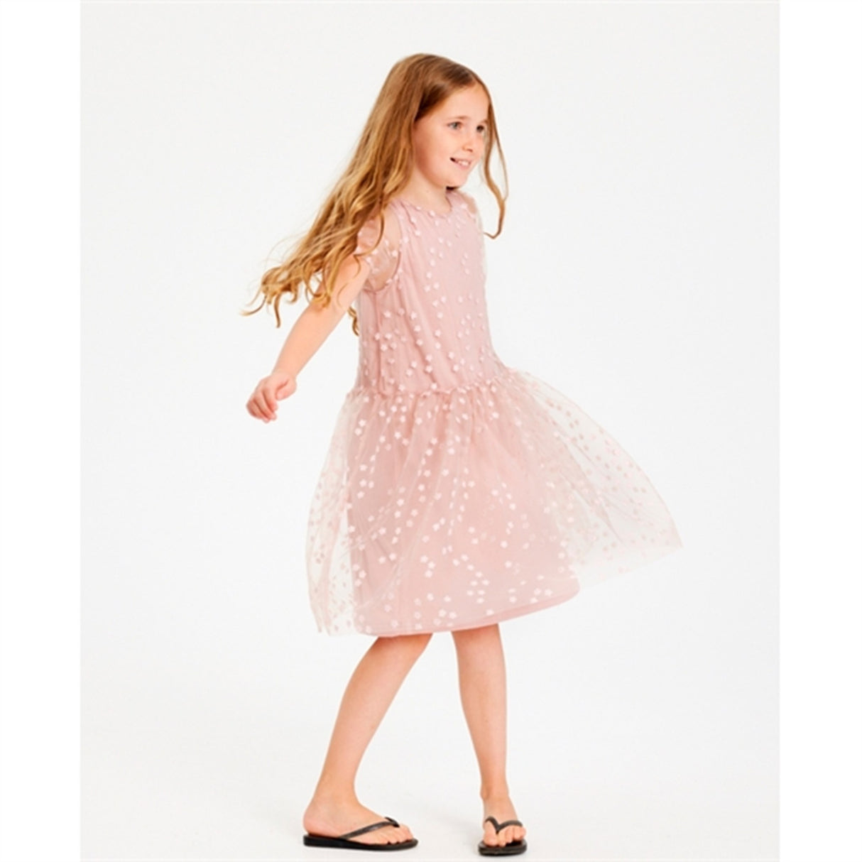 THE NEW Peach Beige Gracelyn Dress