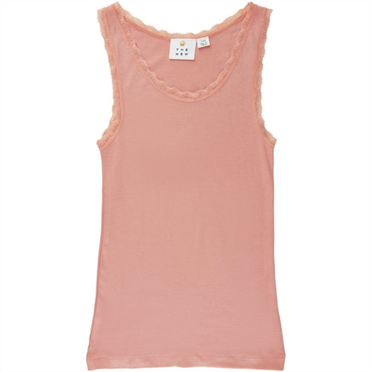 THE NEW Peach Beige Olace Tanktop