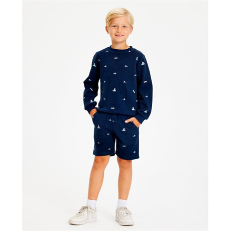THE NEW Navy Blazer Giuseppe Sweat Shorts