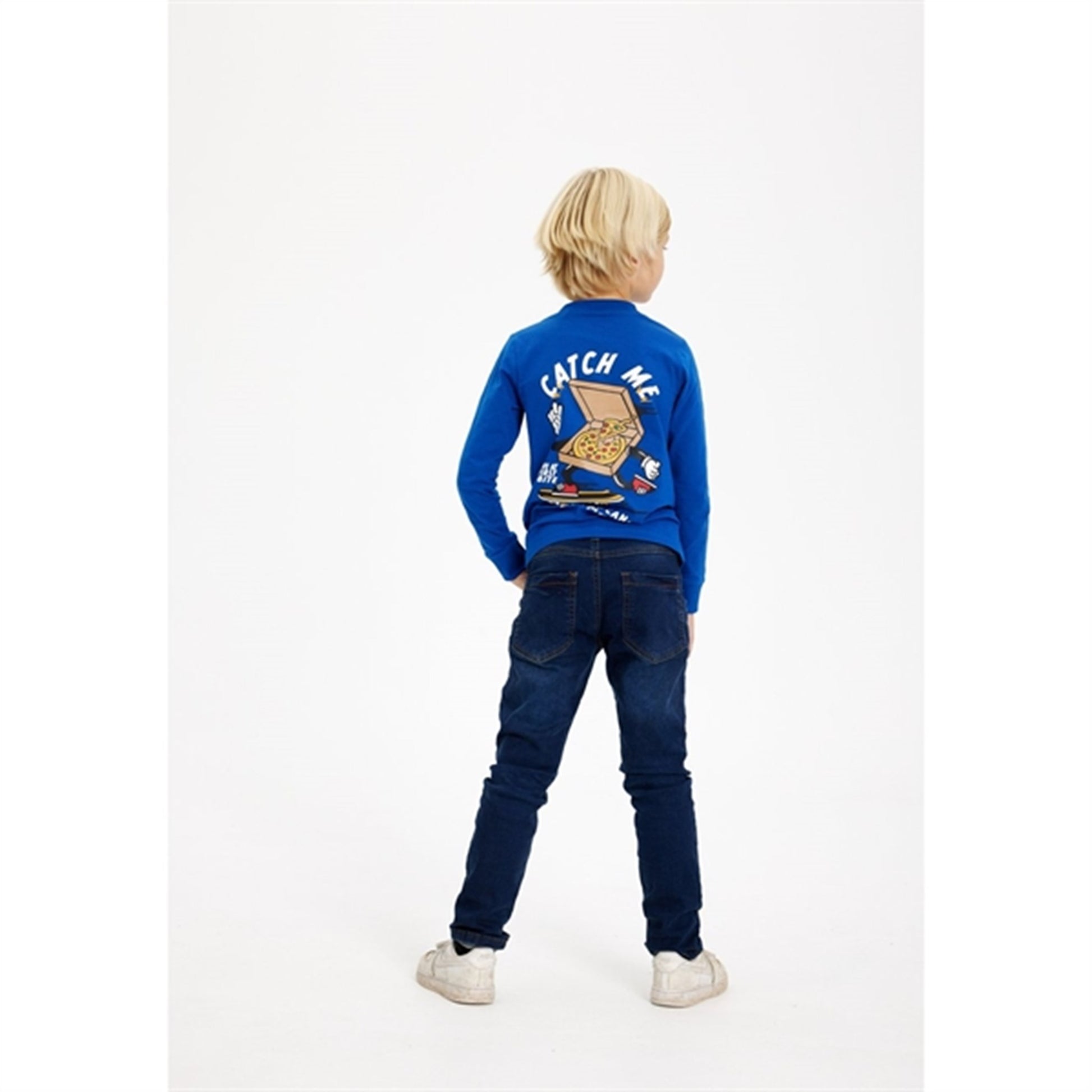 The New Monaco Blue Hanson Blouse