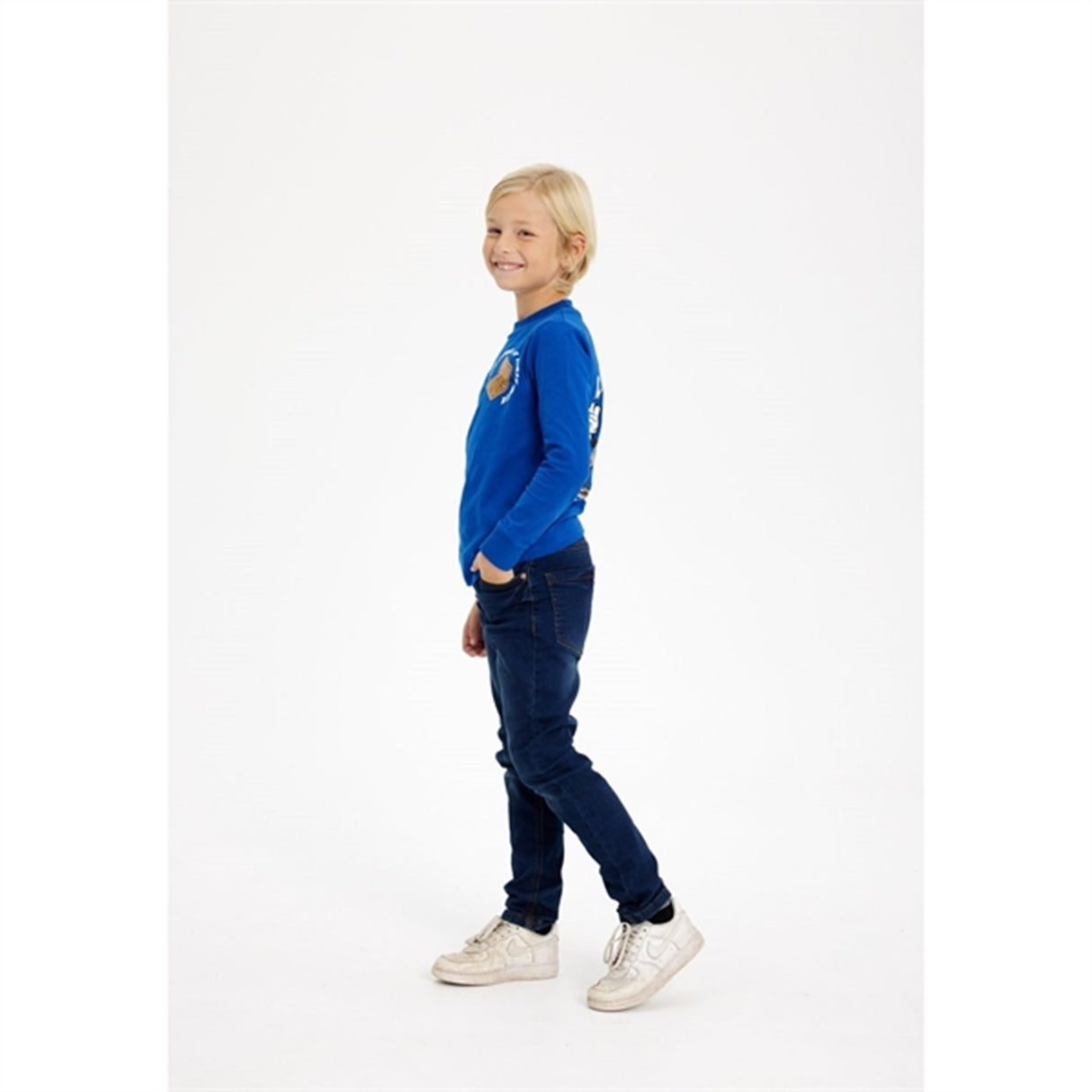 The New Monaco Blue Hanson Blouse