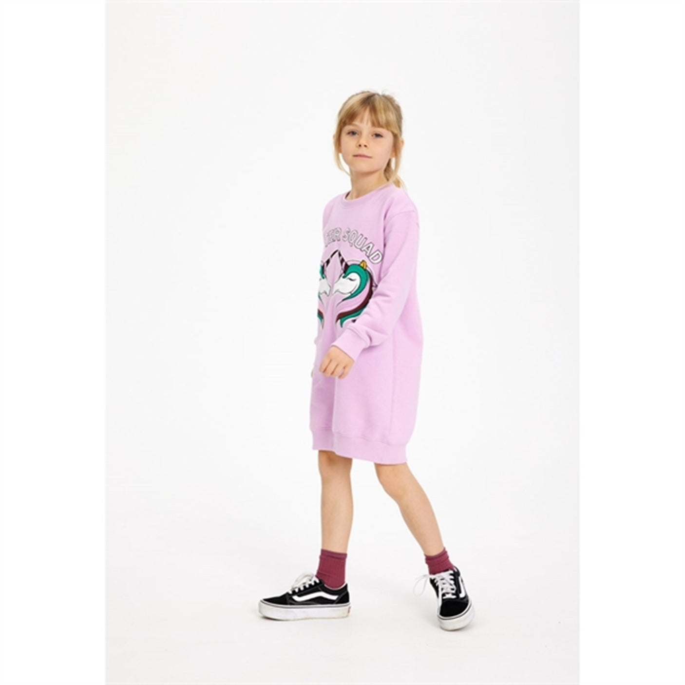 The New Pastel lavender Honey Sweat Dress