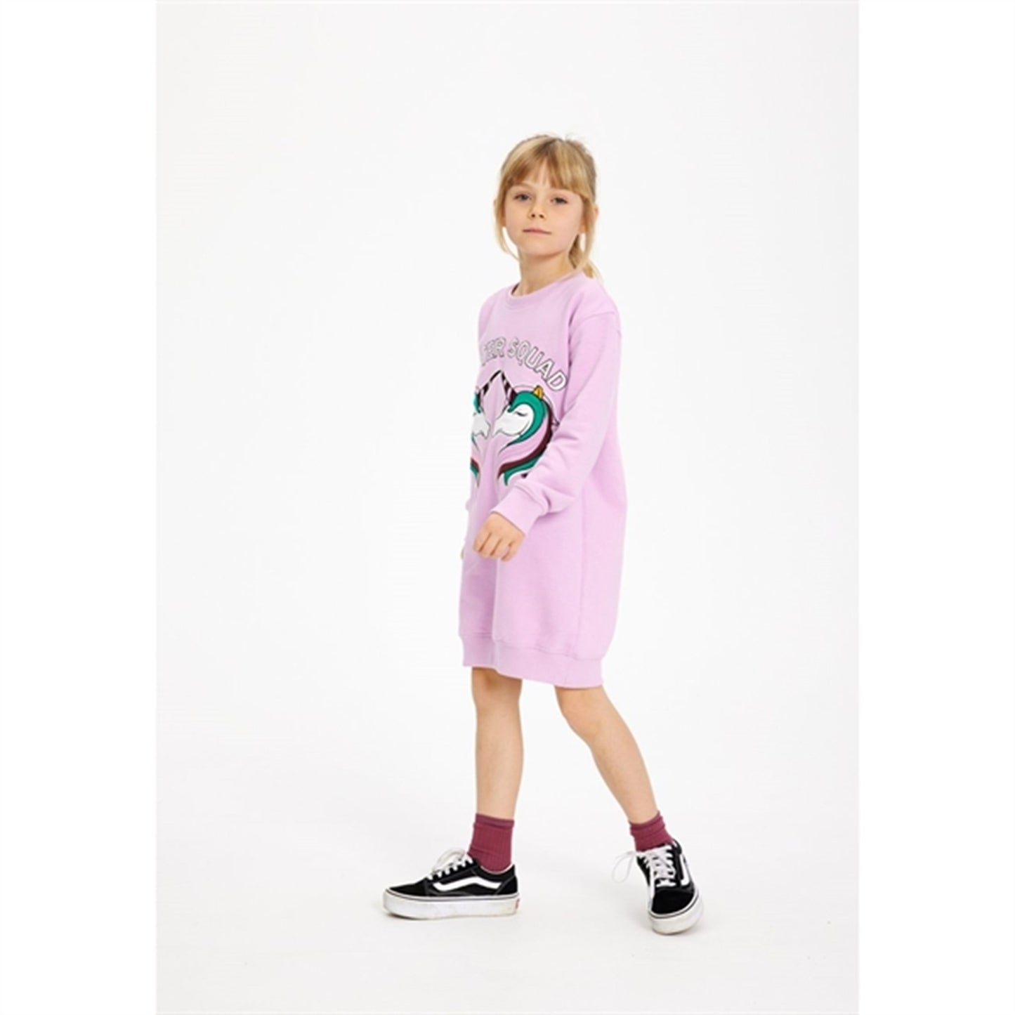 The New Pastel lavender Honey Sweat Dress