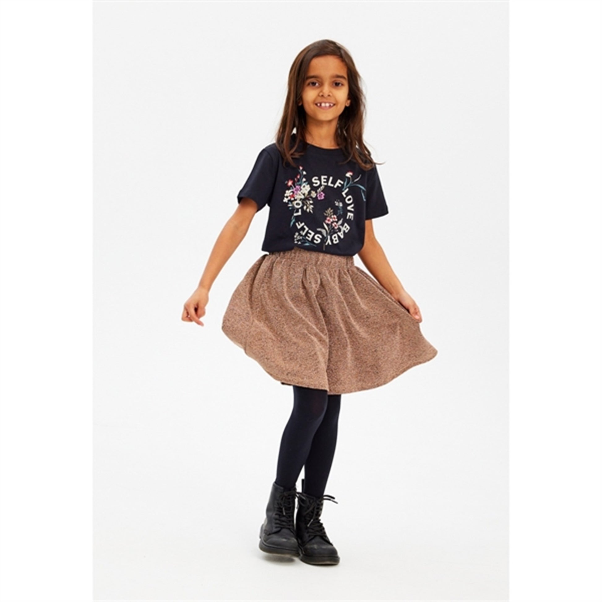 The New Gold Glitter Idalou Skirt