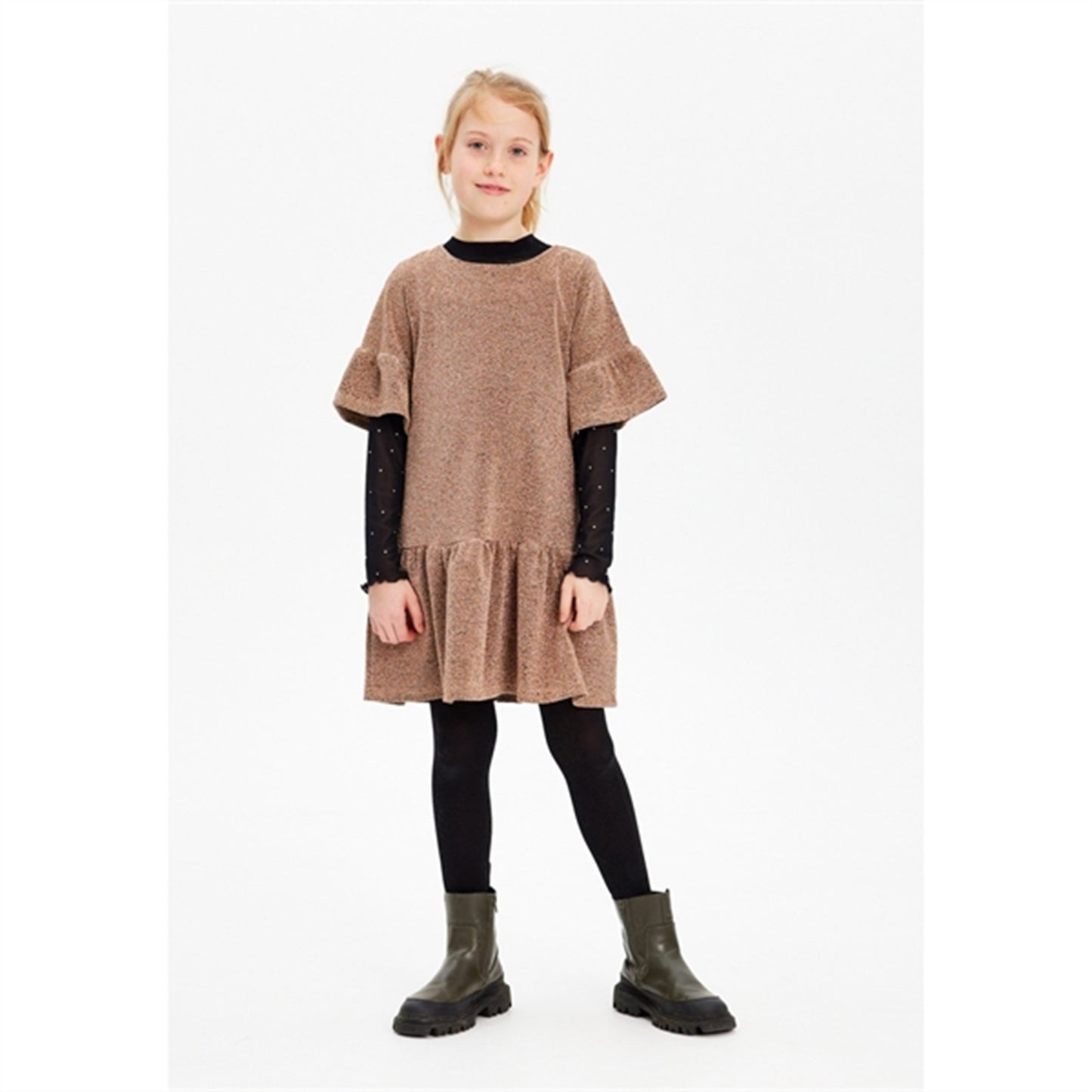 The New Gold Glitter Idalou Dress