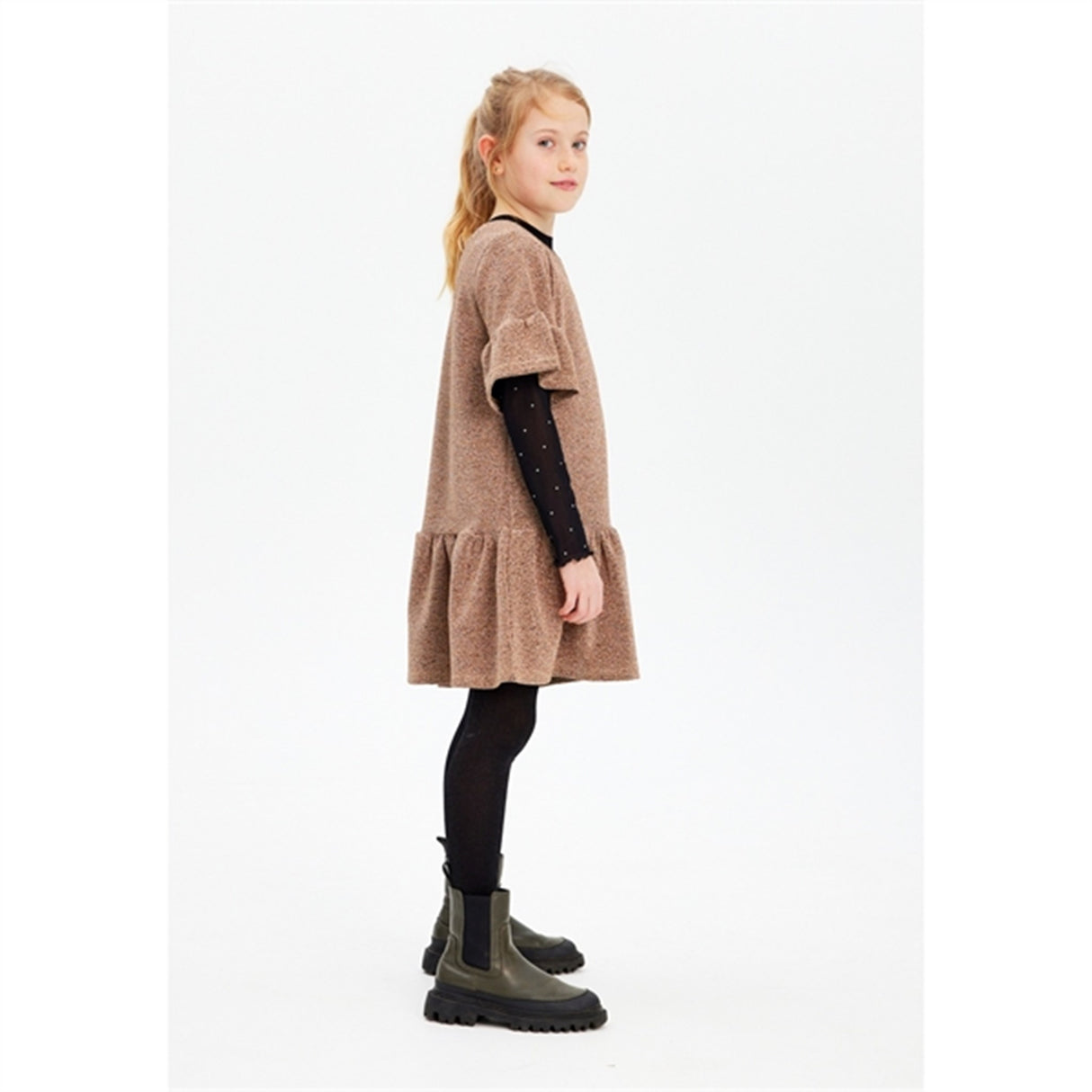 The New Gold Glitter Idalou Dress