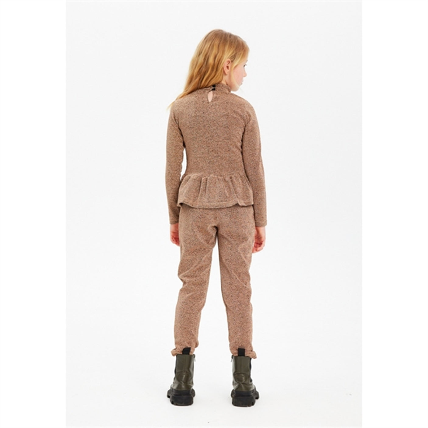 The New Gold Glitter Idalou Jumpsuit