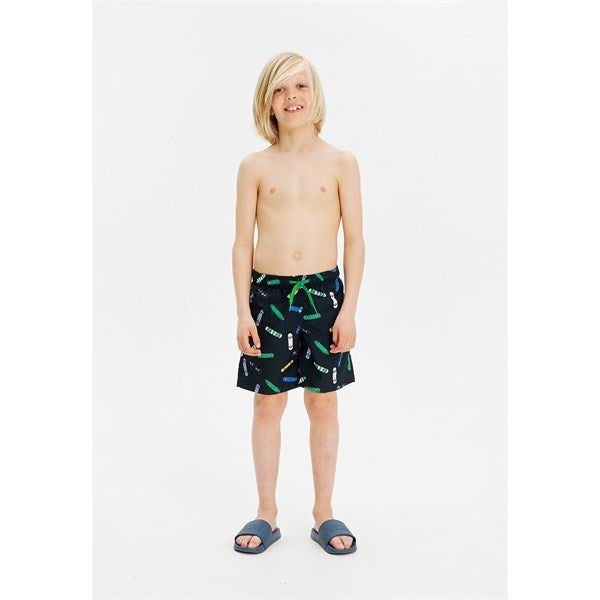 The New Black Beauty Jarvis Swim Shorts