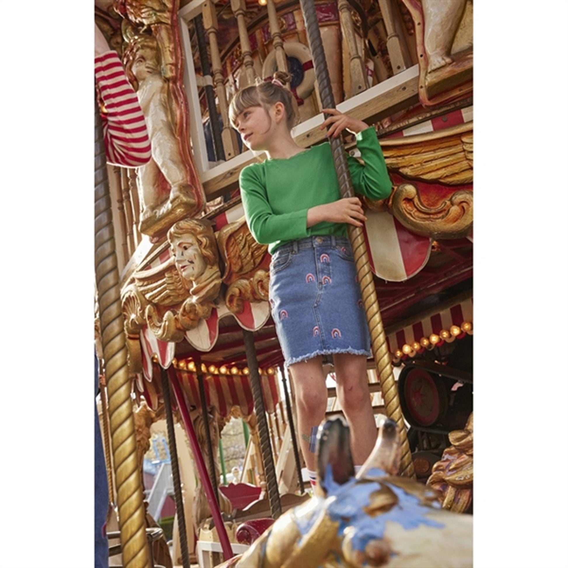 The NEW Light Blue Janet Denim Skirt