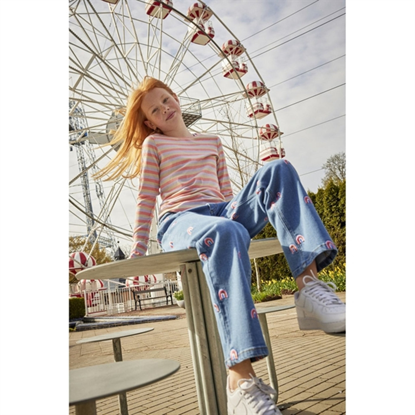 The NEW Light Blue Janet Wide Jeans 4