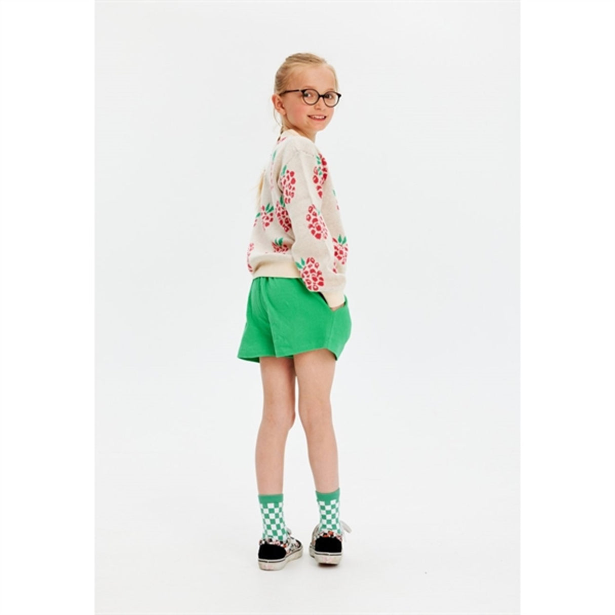 The New White Swan Jalita Jaquard Cardigan